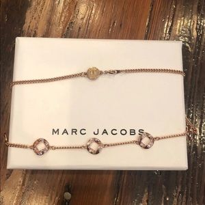 Marc by Marc Jacobs rose gold necklace